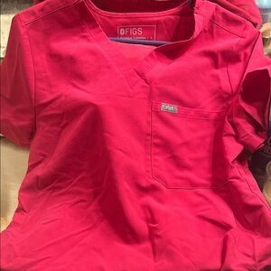Figs  Bright Pink Shirt